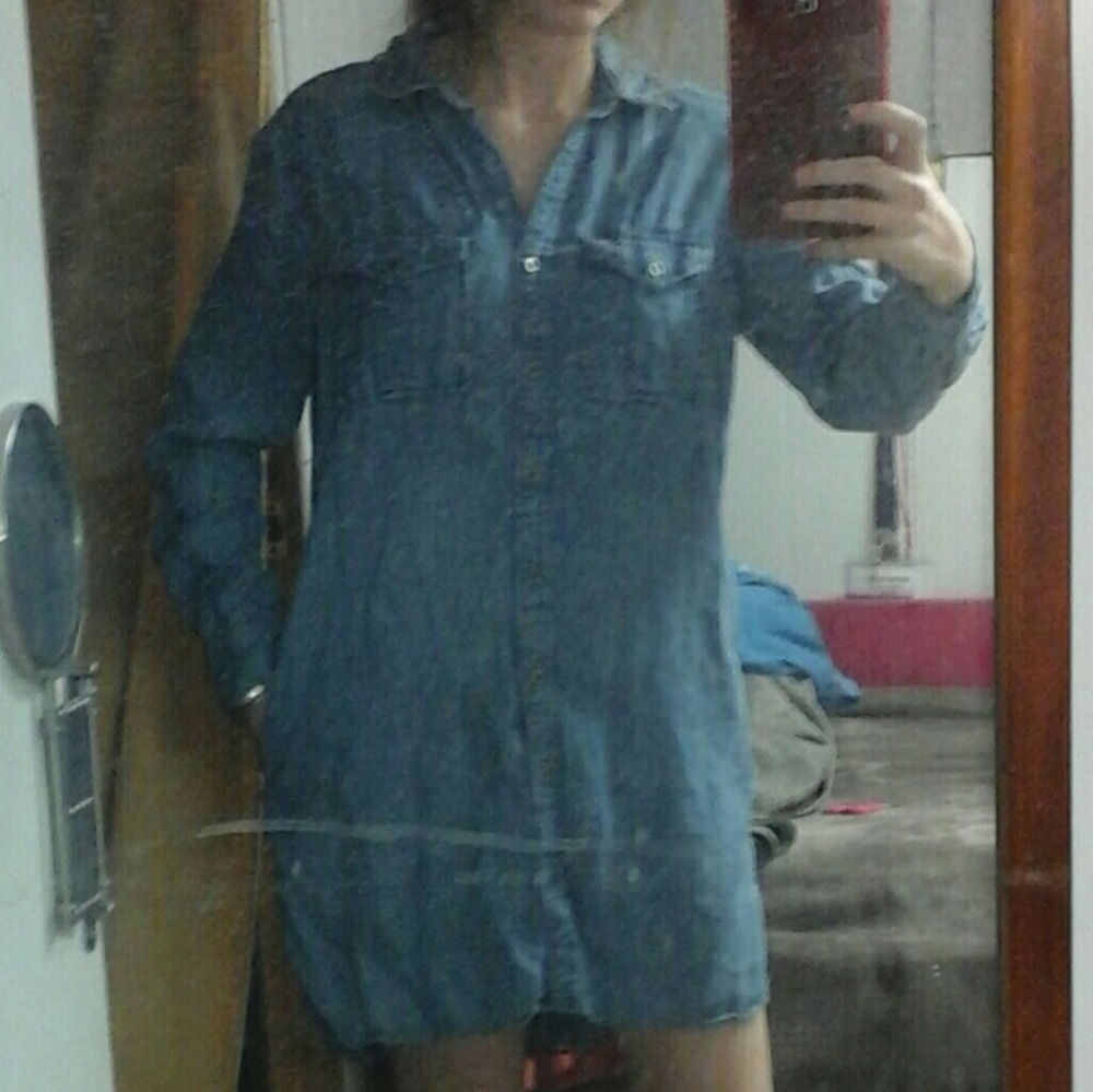 Denim dress